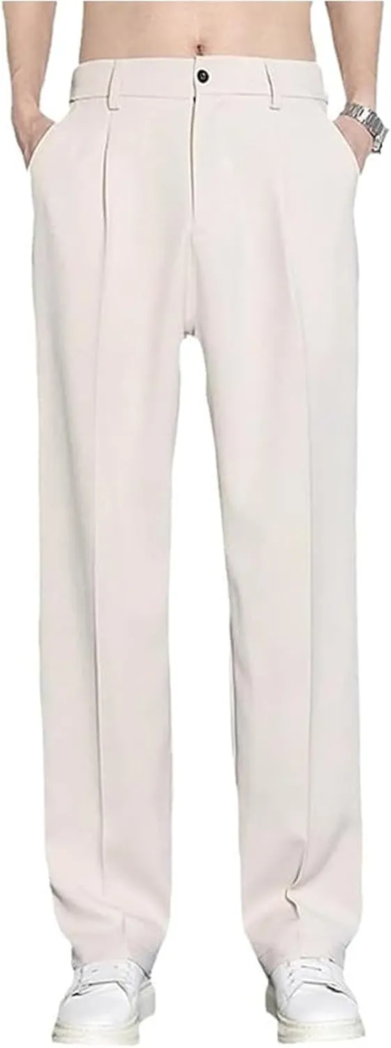 Denimblack Pants for Men, Easemotions Super Stretch Ice Silk Comfort Everyday Pants