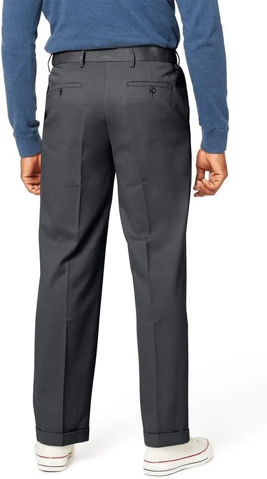 Dockers Men's Relaxed Fit Comfort Khaki Pants - Pleated
