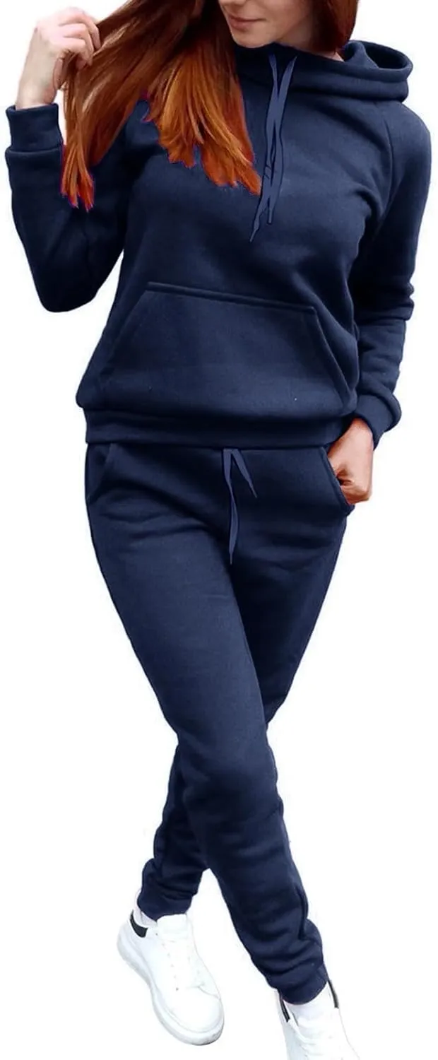 Jogger Sets for Women 2 Piece Lounge Sets Fall Sweatshirt Sets Outfits Matching Sweatsuits T