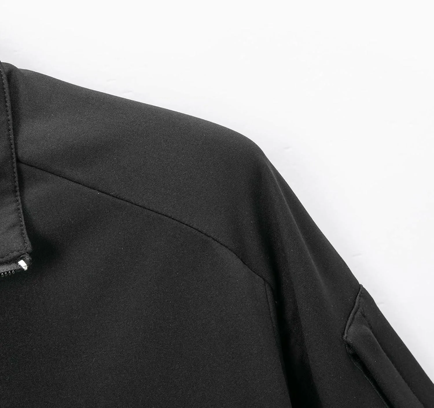 Mens Casual Business 1/4 Zipper Shirts Short Sleeve Stand Collar Muscle Pullover Tops Outdoor Athletic Golf Shirt