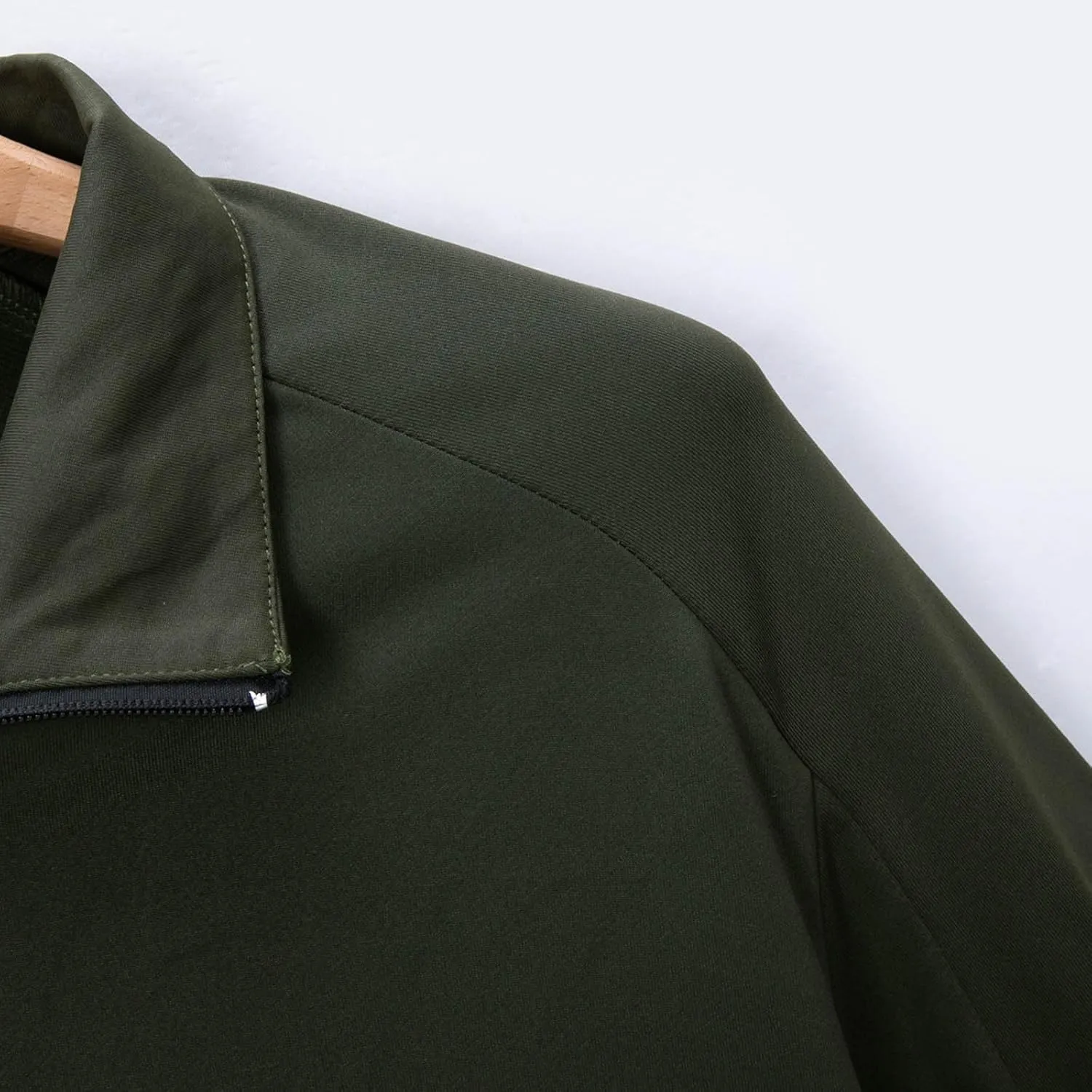 Mens Casual Business 1/4 Zipper Shirts Short Sleeve Stand Collar Muscle Pullover Tops Outdoor Athletic Golf Shirt