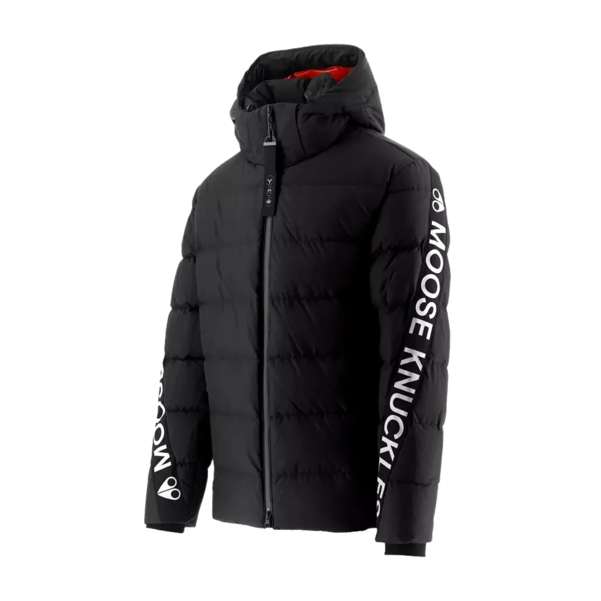 Black Moose Knuckles Logo Naufrage Jacket - Optimized E-commerce Product Title