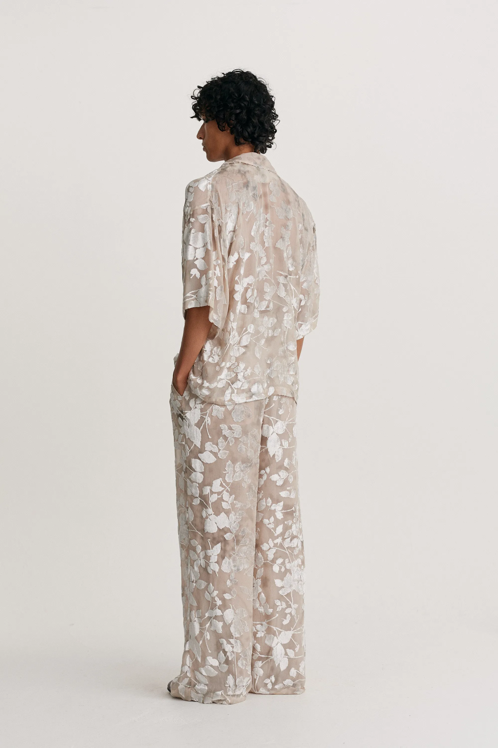 Notch Collar Wrap Shirt