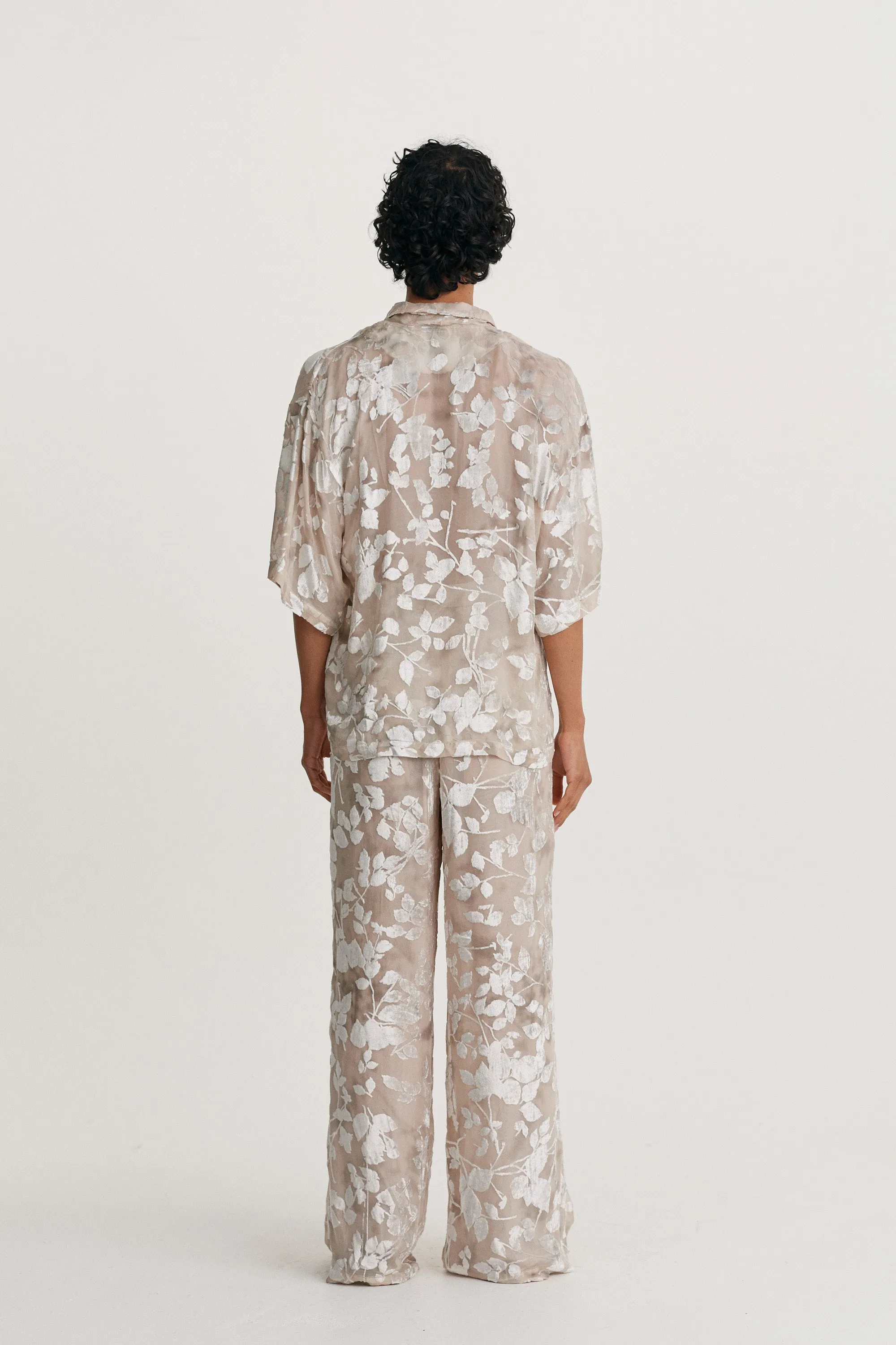 Notch Collar Wrap Shirt
