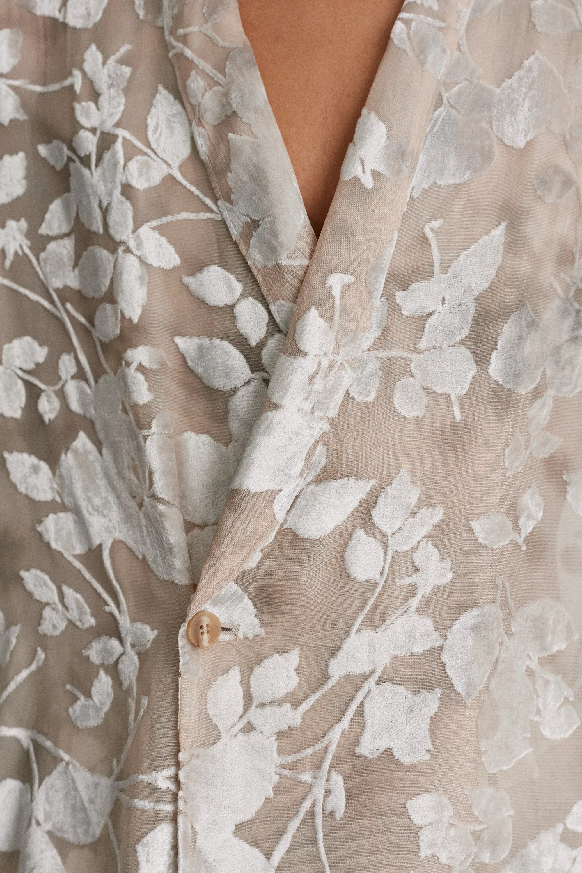 Notch Collar Wrap Shirt