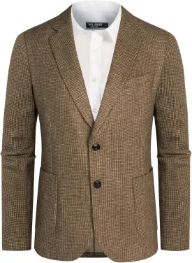 PJ PAUL JONES Men's Herringbone Tweed Blazer British Wool Blend Sport Coat Jacket