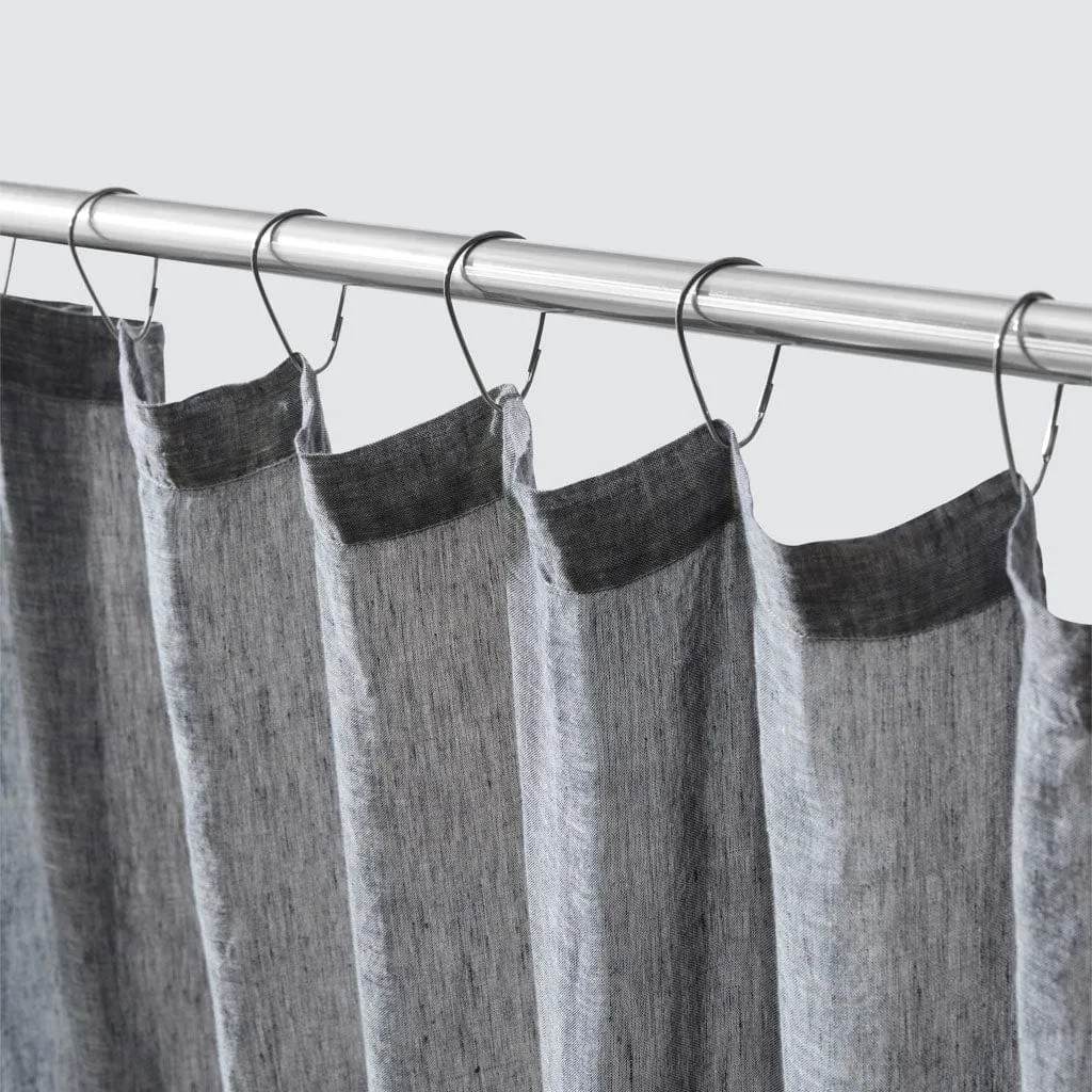 Stonewashed Linen Shower Curtain