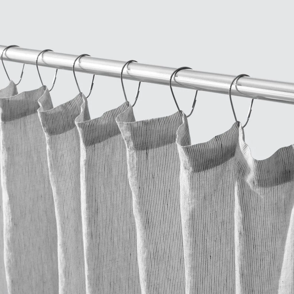 Stonewashed Linen Shower Curtain